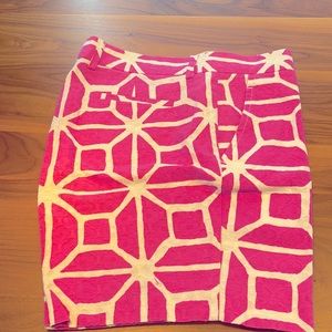 Mr Turk vintage pink & white shorts sz 36